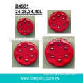 (#B4931) fashion garment plastic abs and nylon combined buttons